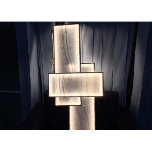 Buy cheap Decorative Marble And Granite Stonecraft , Marble Desk Lamp With Beautiful Pattern from wholesalers