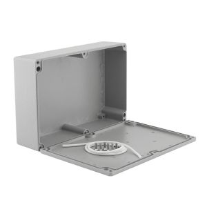 222x145x55mm Waterproof Metal Junction Box With Screws