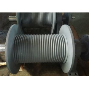 High Performance Wire Rope Winch Drum Left / Right Rotation Direction