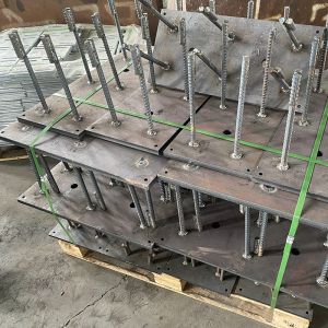 Buy cheap Rectangular Structural Steel Embedded Plates In Concrete / Embedded Foundation Part from wholesalers