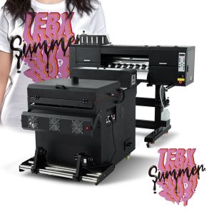 Buy cheap Multicolor CMYKW A1 DTF Printer TWO I3200 Printing Machine for 60cm T-shirt Pet Film from wholesalers