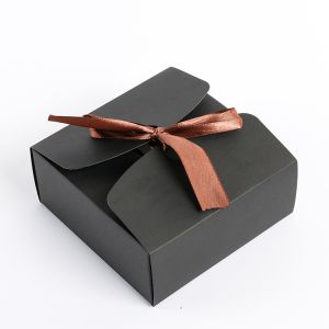 Buy cheap Square Paper Sweet Box Degradable Eco - Friendly Material With Ribbon from wholesalers