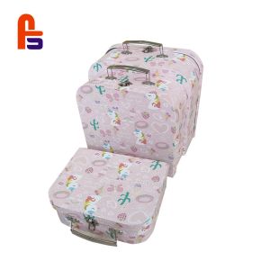 Buy cheap Small Cardboard Suitcase Box Matt Lamination Printing 100% Recycled Material product