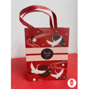 Buy cheap Cartoon Kraft Paper Gift Packing Bags Custom Printed With Handles from wholesalers