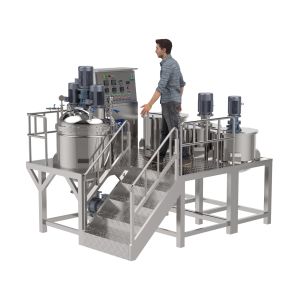 China Stainless Steel Washing Liquid Homogenizer Cosmetic Cream Mixing Machine on sale