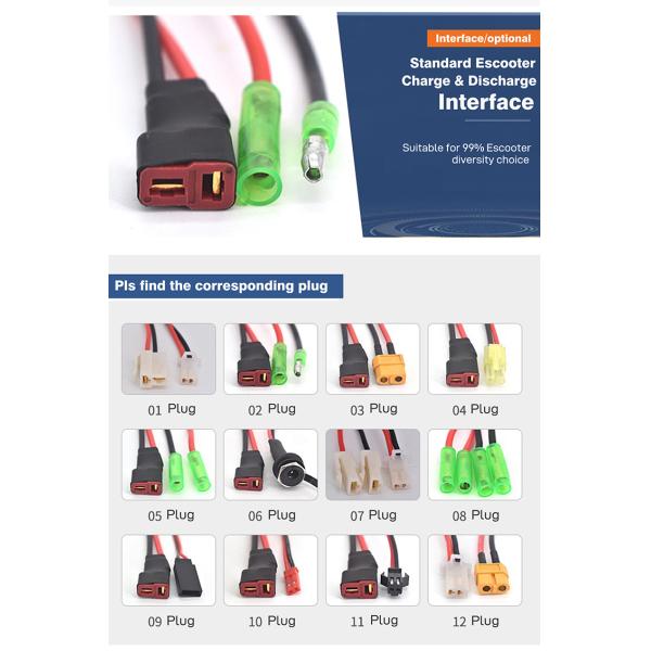 Amped 48v 24v 100ah Lithium Ion Battery for Electric Scooter