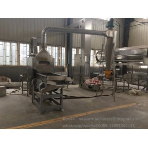 Efficient Dry Peanut Processing Machine Skin Peeling And Half Breaking Function