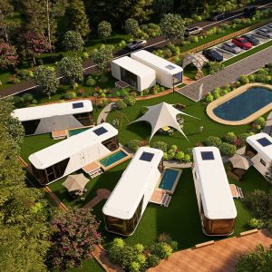 Buy cheap Modular Tiny Space Capsule House Experience Next Level Accommodation from wholesalers