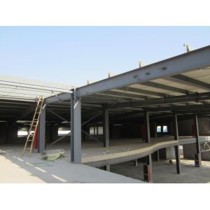 Buy cheap Storage Metal Frame Light Sandwich Panel Prefab Building Structure Paint Galvanized Steel Construction Warehouse from wholesalers