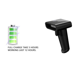 2.4G Wireless Usb Handheld Laser Barcode Label Scanner Reader With Cradle for