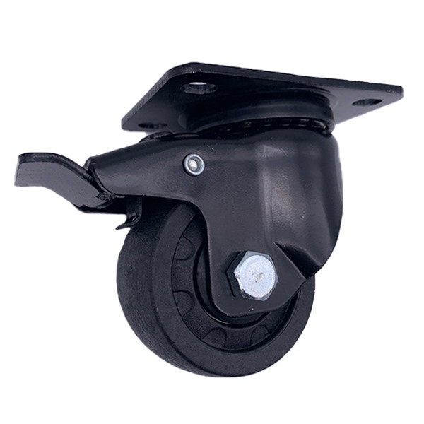 Buy cheap 75mm Low Profile Swivel Nylon Swivel Casters With Brake For Heavy Machine from wholesalers