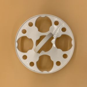 Buy cheap White PP Plastic Injection Molding Part PP Custom Plastic Part from wholesalers