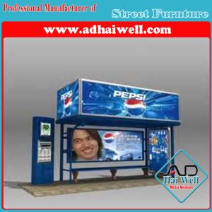 Buy cheap Good Design of Bus Stop Shelter with Advertising Display from wholesalers