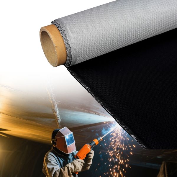 Waterproof Insulation PU Coated Fiberglass Fabric with 1800°C Temperature