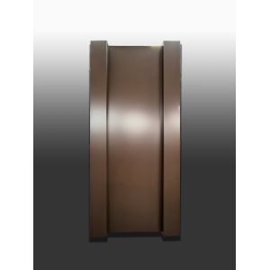 Aesthetic Design Of Aluminum Solid Panel With A 2.00MM Wall Cladding Covered In