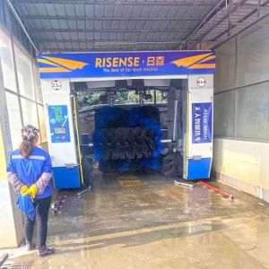Buy cheap 380V Fully Automatic Rollover Car Wash Machine With Wheel Brush from wholesalers