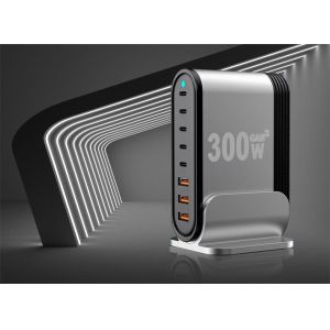 Buy cheap USB C Charger 300W USB C Charger Block Upgraded GaN III 8-Port Fast Charging Station Hub PD 40W 65W Laptop Charger Adapter from wholesalers