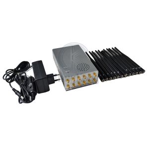 Buy cheap Omni Antennas 8.4W 25m 12 Bands GPS Signal Jammer Portable from wholesalers