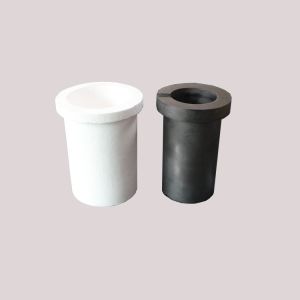 Buy cheap 65-135MPa High Temperature Small Graphite Crucible With Ceramic Shell from wholesalers