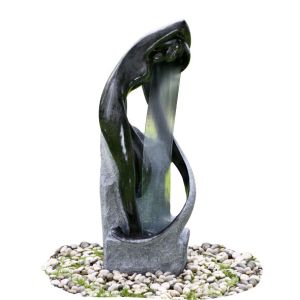 Buy cheap Multi Shape Sculpture Water Fountains Garden Statue Fountains White / Black product