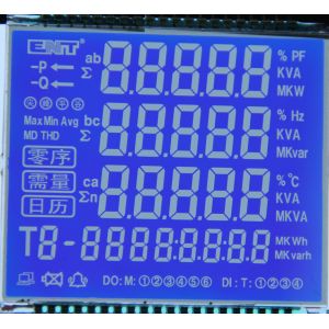 Power Meter STN Lcd Segment Display Black And White