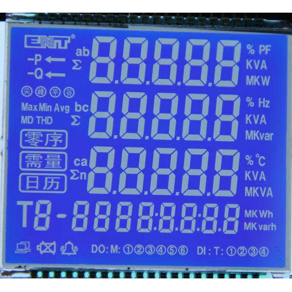 Buy cheap Power Meter STN Lcd Segment Display Black And White from wholesalers