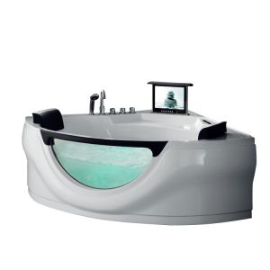 Buy cheap Bubble Bath Tub Body Spa Massage Bathtub With Shower 1630x830mm product