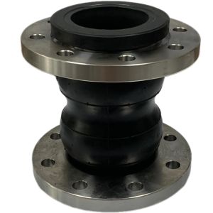 Flange Connector Double Sphere Rubber Expansion Joint EPDM Corrugated Flexible