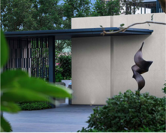 Quality Light Grey Sandstone Matte Exterior Tile 600x1200mm for sale