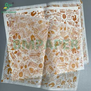 Buy cheap 40g 50g One Side Wax Coated Paper Food Grade Wrapping Paper White Black Kraft Coffee Color from wholesalers