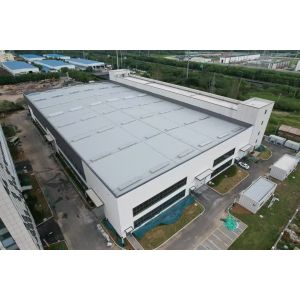 Buy cheap Galvanized Column Steel Structure Warehouse With Sandwich Panel Roof Panel from wholesalers