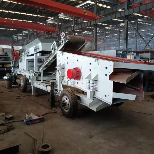 Portable Jaw Crusher with Vibrating Screen