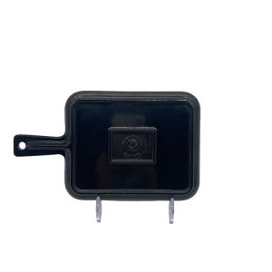 Buy cheap 9.5 Inch Retangular black melamine plates With Unbreakable Handle from wholesalers