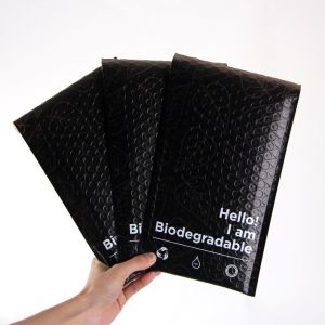 Buy cheap Ultralight Black Plastic Mailer Shipping Bags Moistureproof Biodegradable from wholesalers