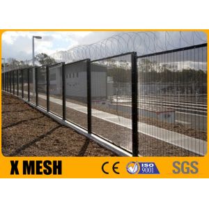 Buy cheap Prison 8Ga Black Powder Coated Fencing EN 10223 High Security from wholesalers