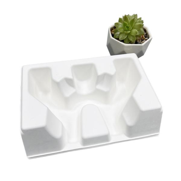 Buy cheap Eco Friendly Molded Pulp Tray Biodegradable Paper Insert Packing from wholesalers