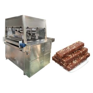 Buy cheap 900mm Food Grade 304SS Chocolate Enrobing Machine Three Temperature Zone from wholesalers