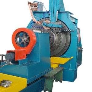 White Profile Wire Screen Welding Machine 600MM Diameter Water Treatment