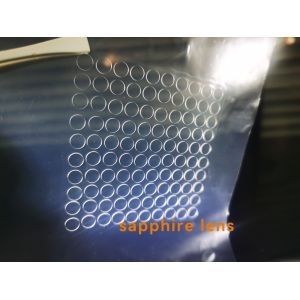 Al2O3 Custom Single Crystal Sapphire Laser Cut Windows Glass Dia5.5 x 0.5mmt DSP