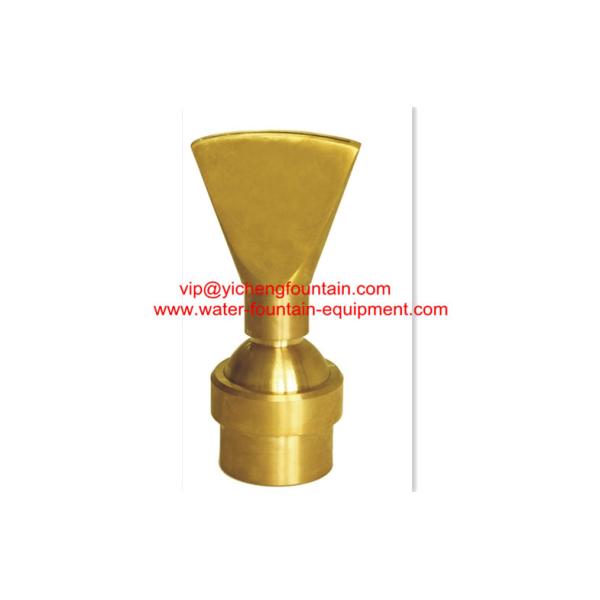 Quality Adjustable Fan Water Fountain Nozzles DN15 - DN40 Brass Material for sale