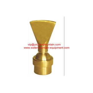 Buy cheap Adjustable Fan Water Fountain Nozzles DN15 - DN40 Brass Material from wholesalers