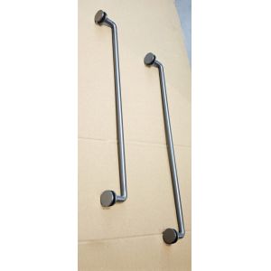 Buy cheap Convenient and Versatile Shower Glass Door Handle with L-Shaped Elbow Structure and Circular Bases from wholesalers