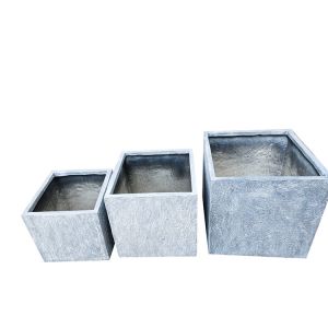 Buy cheap Round Fibre Clay Pots Frost Resistant Waterproof For Garden from wholesalers