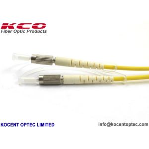 Buy cheap Single Mode Fiber Optic Patch Cord with DIN/PC Connector and Simplex/Duplex Configuration for Reliable Data Transmission from wholesalers