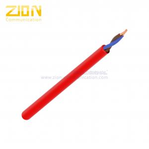 Buy cheap FRLS Unshielded 1.50mm2 in Red Fire Proof Jacket with Solid Bare Copper Conductor product