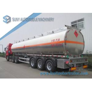 Buy cheap Mechanical / Pneumatic Loading Tri-Axle FUWA Oil Tank Trailer 50000L from wholesalers