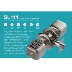 Buy cheap Smart Cylindrical Knob Lock Manufacturer in CHINA from wholesalers