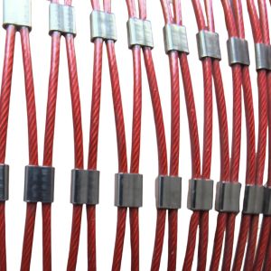 Buy cheap 2.4mm Pvc Coated Ferrule Rope Mesh Different Color For Decoration from wholesalers