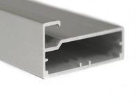 China Aluminum Extrusion Profiles 6061  Silvery Anodized  Poweder Painted on sale