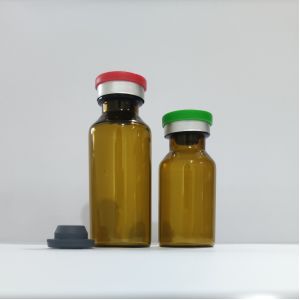 custom logo printed steroid empty sterile pharmaceutical injection glass vial